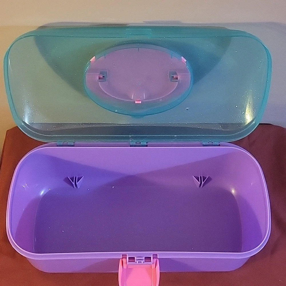 Sparkly Caboodle Like Storage Case
